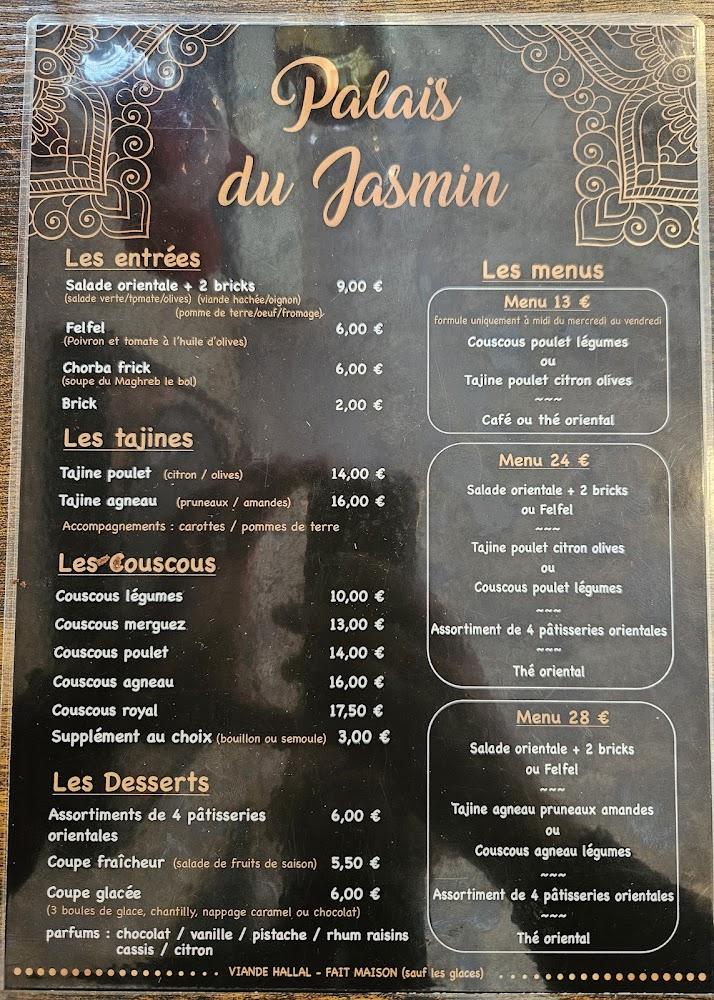 Palais du jasmin - Menu Image 2